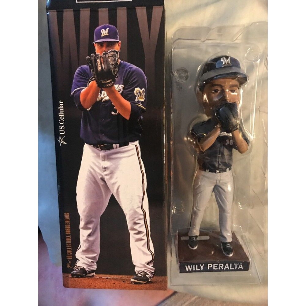 Milwaukee Brewers Wily Peralta 2015 Bobblehead SGA Kansas City Royals